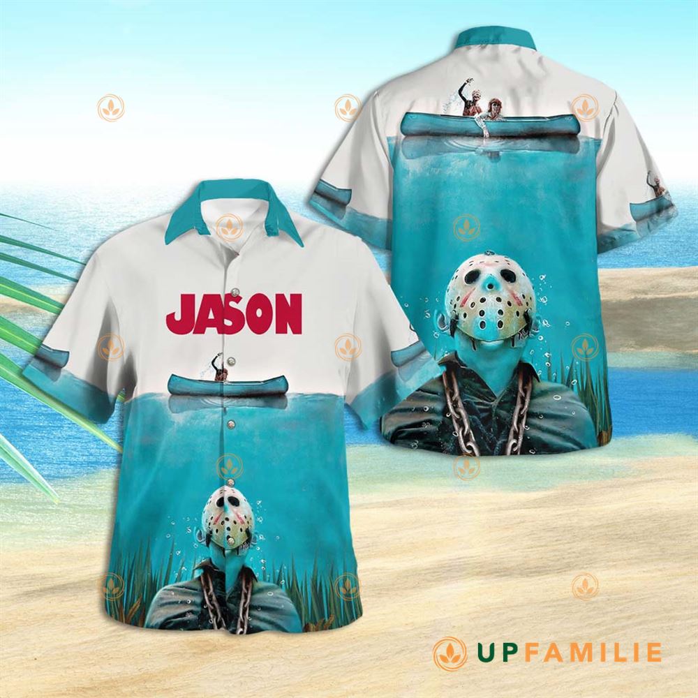 Jason Voorhees Hawaiian Shirt Jason Voorhees Sank Under The Sea Best Hawaiian Shirts