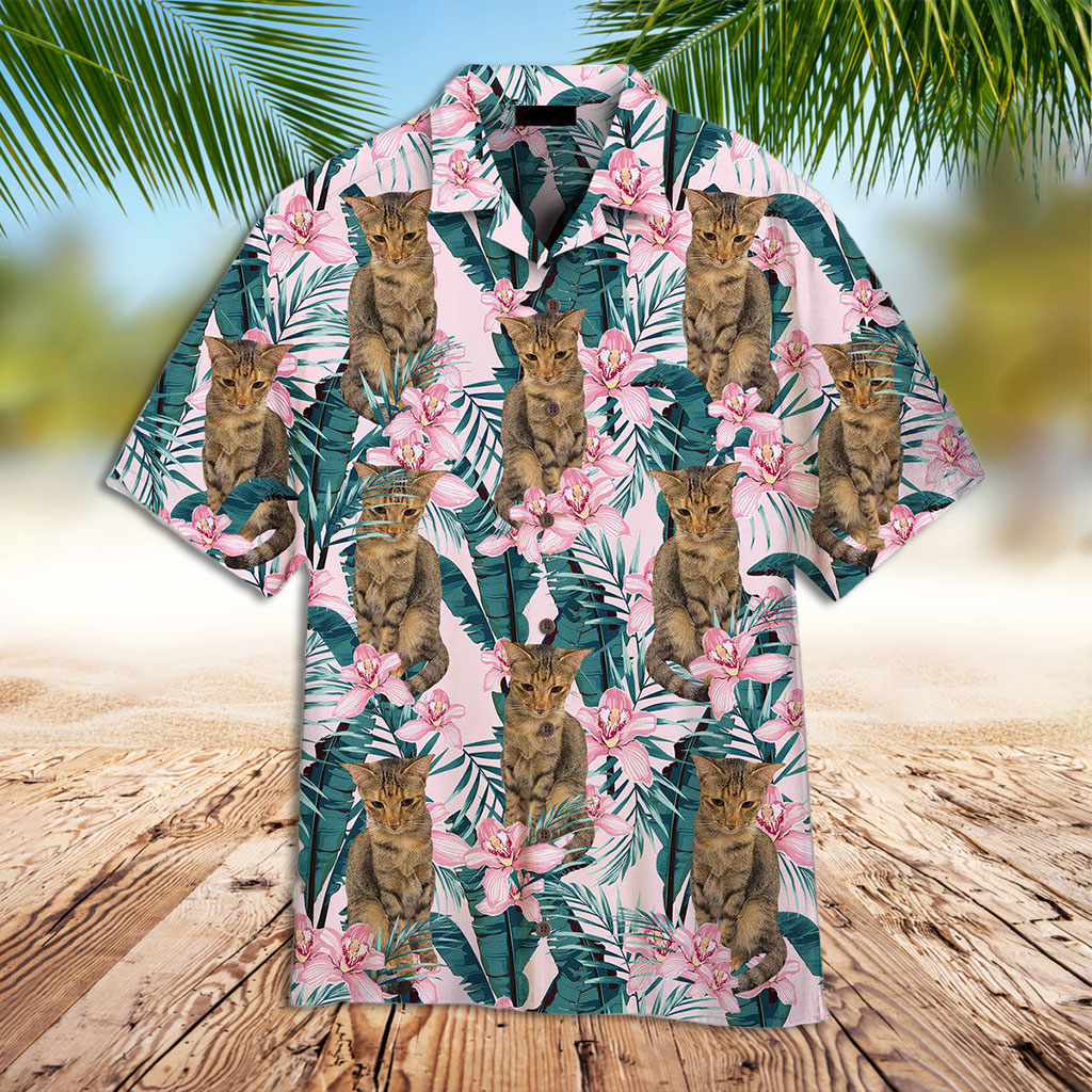 Cat Hawaiian Shirt Cats And Queen Of Flower Hawaiian Shirt