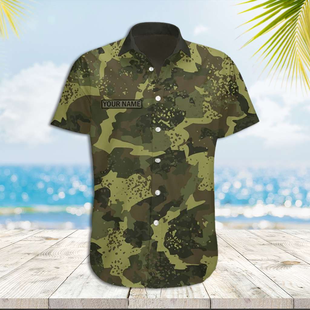 Camo Hawaiian Shirt Camo Hunting Custom Hawaiian Shirts