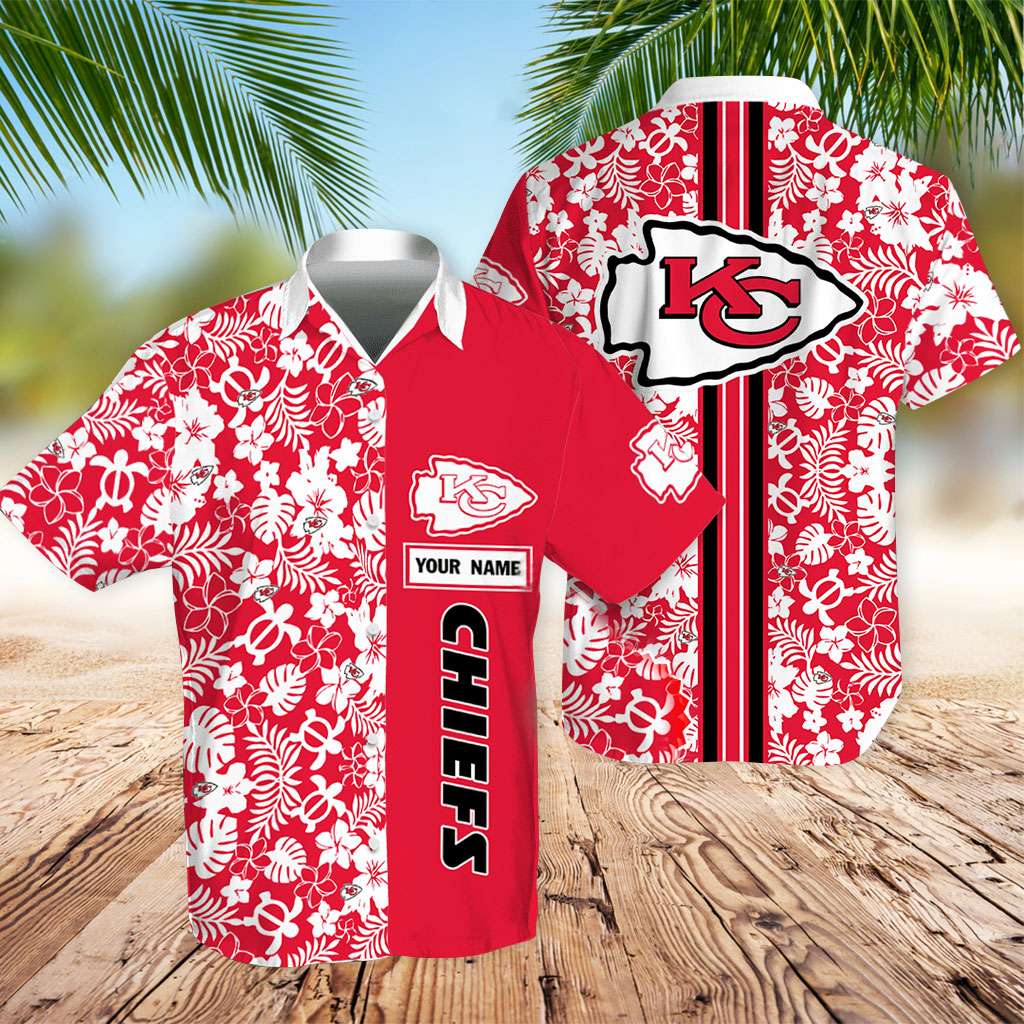 Chiefs Hawaiian Shirt Kansas City Chiefs Tropical Summer Custom Hawaiian Shirts