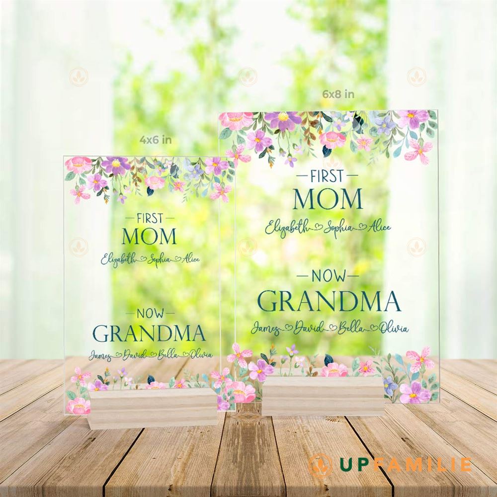 Custom Acrylic Plaque With Stand Gift Ideas For Mom
