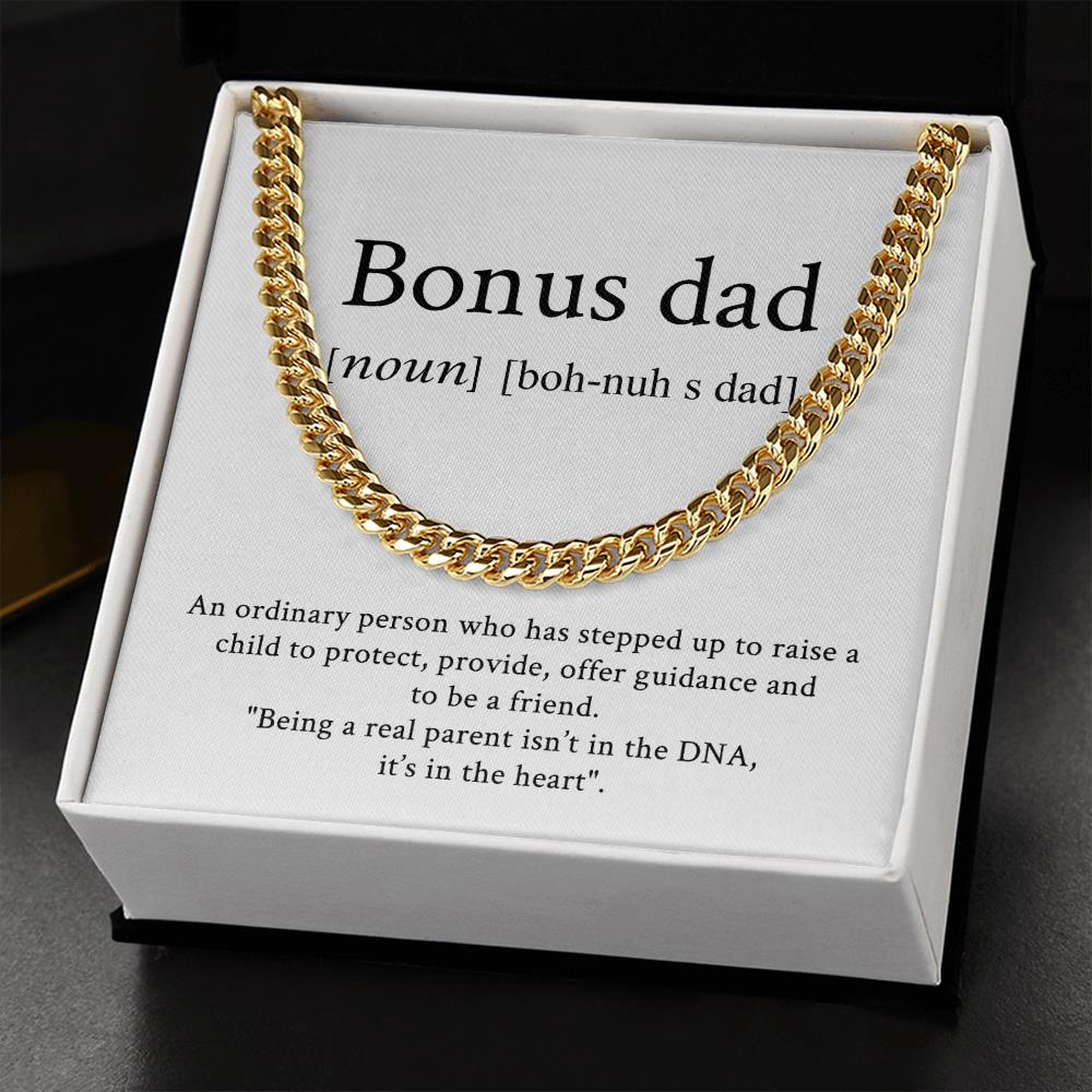 Cuban Chain Bonus Dad Being A Real Parent Isn’t In The DNA It’s In The Heart