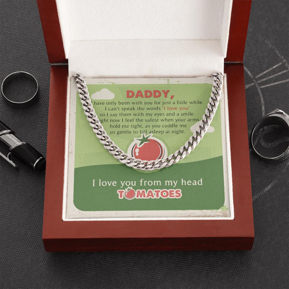 Cuban Chain I Love You From My Head Tomatoes Best Gifts For Dad