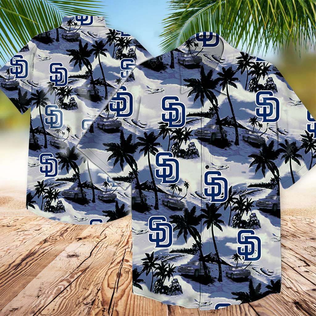 Padres Hawaiian Shirt San Diego Island Hawaiian Shirt