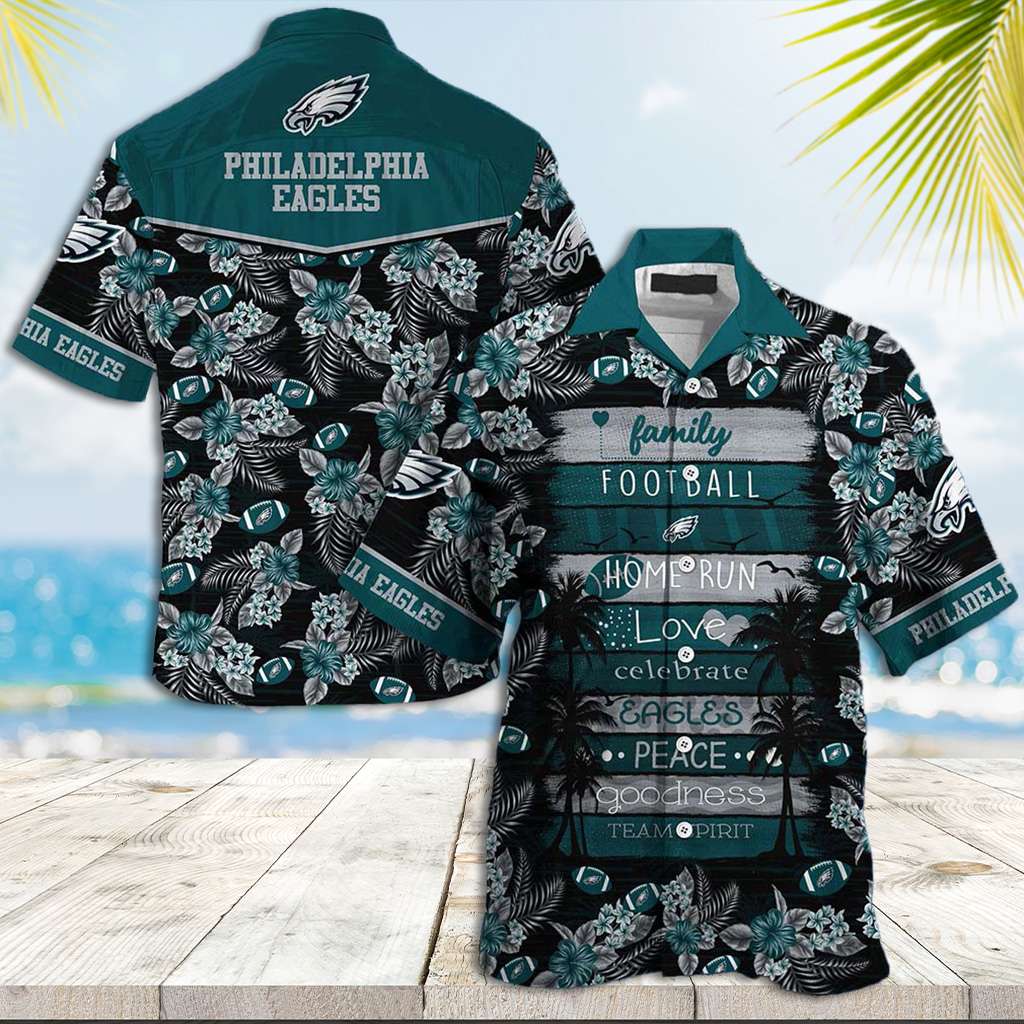 Philadelphia Eagles Hawaiian Shirt Family Football Hawaiian Shirt