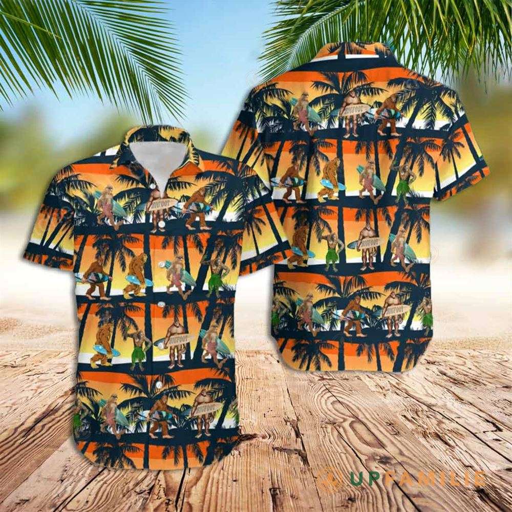Bigfoot Hawaiian Shirt Bigfoot Lovers Best Hawaiian Shirts