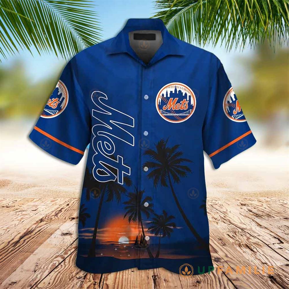 Mets Hawaiian Shirt New York Mets Button Up Aloha Best Hawaiian Shirts