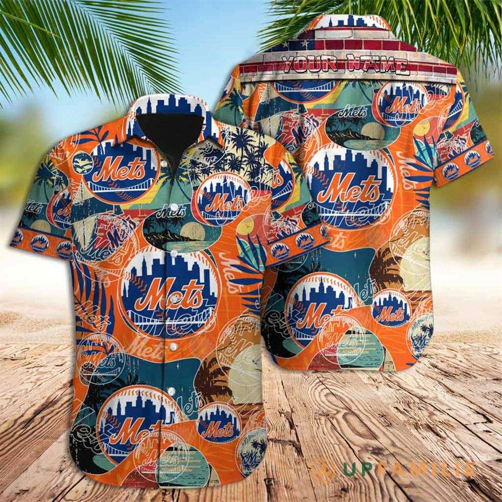Mets Hawaiian Shirt New York Mets Mlb Aloha Custom Hawaiian Shirts