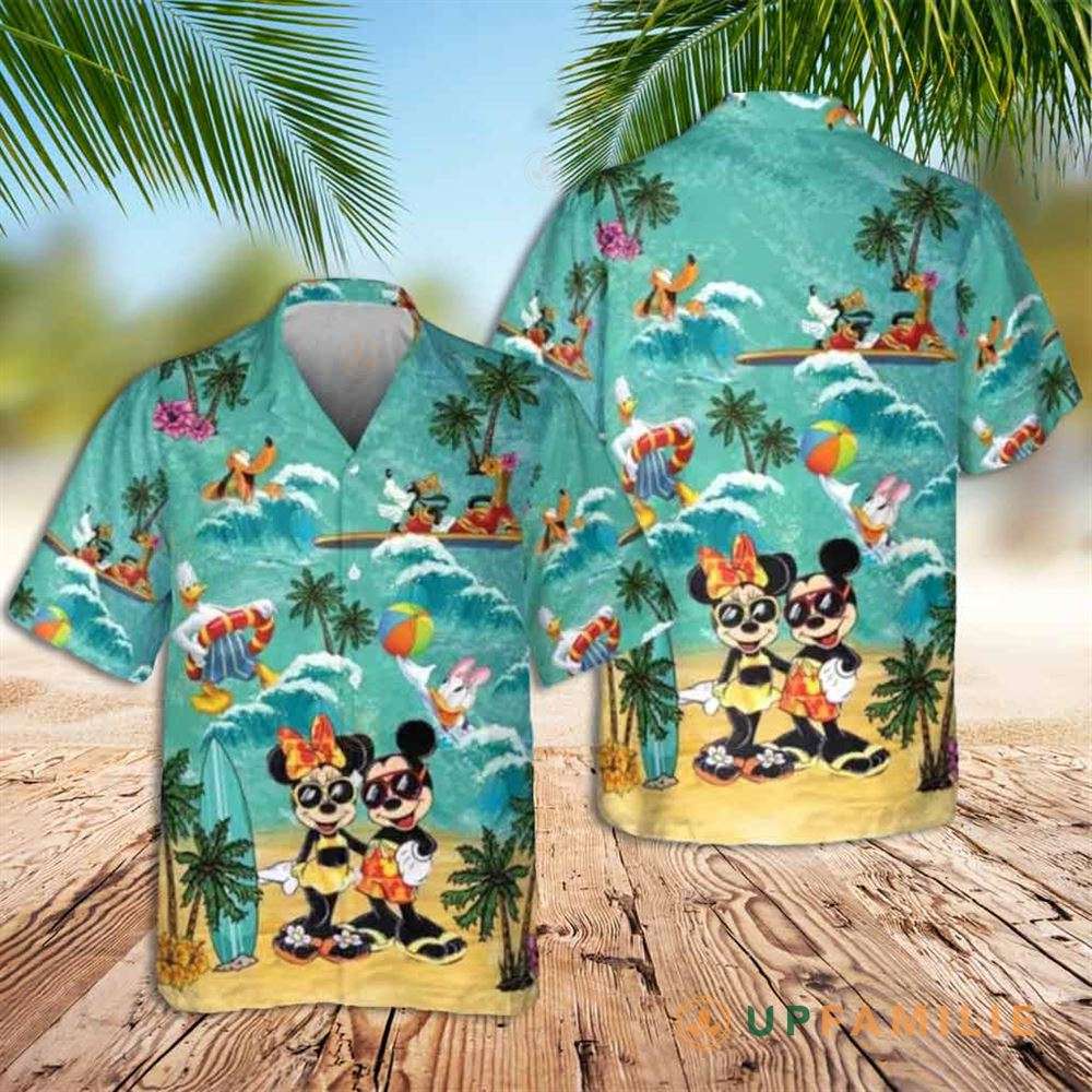 Mickey Mouse Hawaiian Shirt Disney Mickey And Minnie Best Hawaiian Shirts