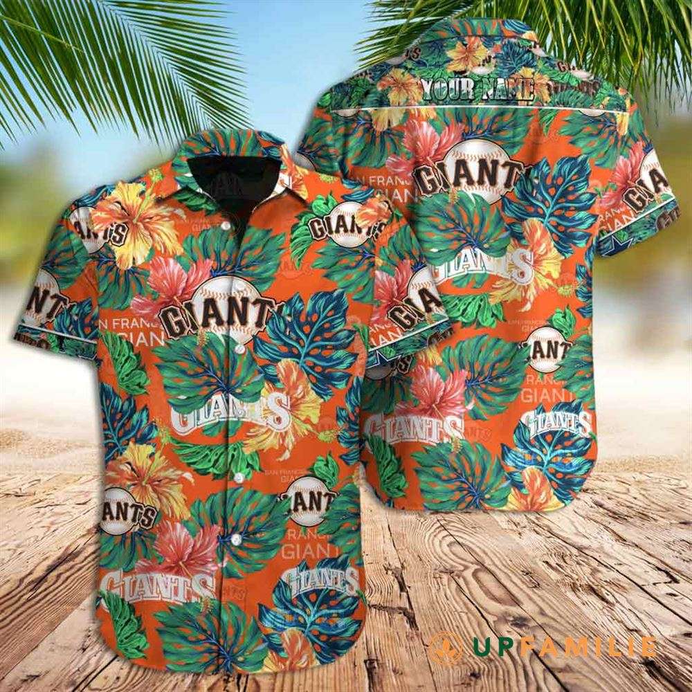 San Francisco Giants Hawaiian Shirt Tropical Custom Hawaiian Shirts -  Upfamilie Gifts Store