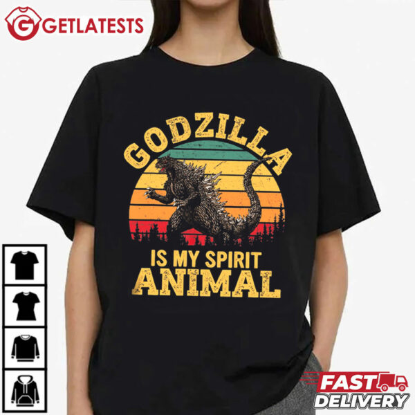 Godzilla Is My Spirit Animal T Shirt (3)
