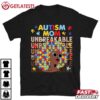 African Black Autism Mom Afro Mom Autism Awareness T Shirt (2)