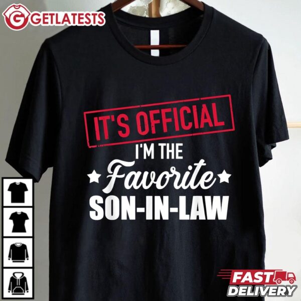 Official Favorite Son In Law T Shirt (2)