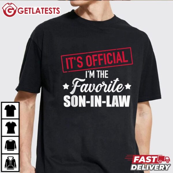 Official Favorite Son In Law T Shirt (3)