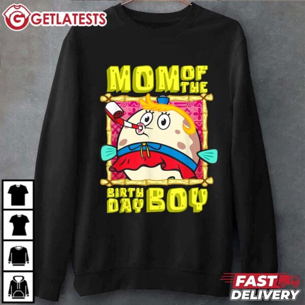 SpongeBob SquarePants Mrs Puff Mom Of The Birthday Boy T Shirt (2)