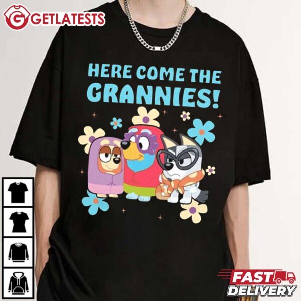 Here Come the Grandmas Bluey T Shirt (5)