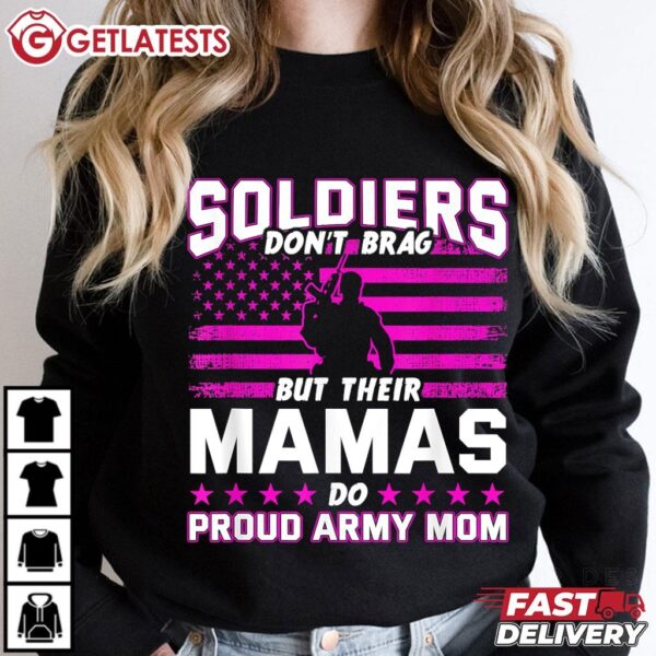 Proud Army Mom Mothers Day Gift for Military Mother T Shirt (1)
