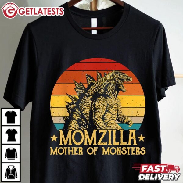 Momzilla Vintage Mom Day T Shirt (2)