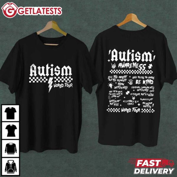 Autism Awareness World Tour T Shirt (2)