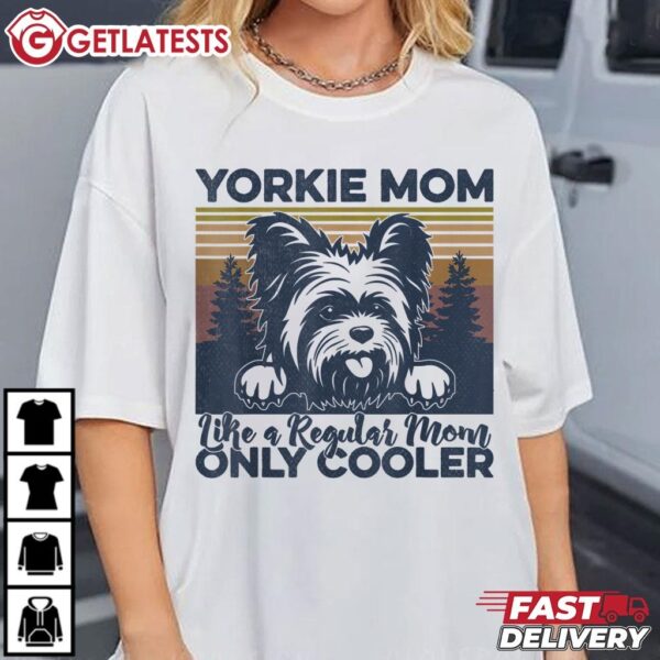 Yorkie Mom Yorkshire Mama Mother's Day Gift T Shirt (2)