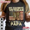 Gift for Dad My Favorite Veteran Is My PaPa T Shirt (2)