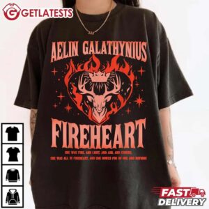 Aelin Galathynius Fireheart Fantasy Novel T Shirt (1)