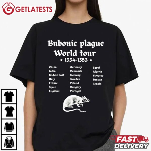 Bubonic Plague World Tour 1334 1353 T Shirt (2)