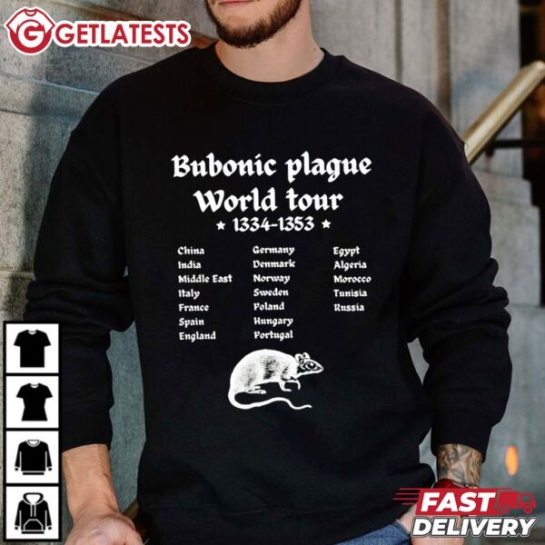 Bubonic Plague World Tour 1334 1353 T Shirt (4)