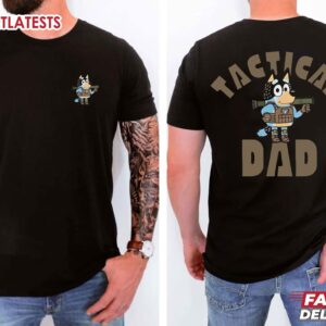 Military Dad Bluey Dad Fathers Day Gift T Shirt (1)