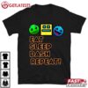 Geometry Dash Eat Sleep Dash Repeat Video Gamer T Shirt (3)