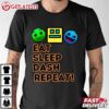 Geometry Dash Eat Sleep Dash Repeat Video Gamer T Shirt (4)