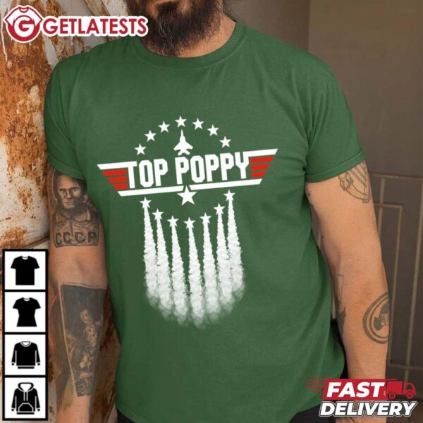 Top Poppy Father's Day Gift for World's Best Father T Shirt (1)