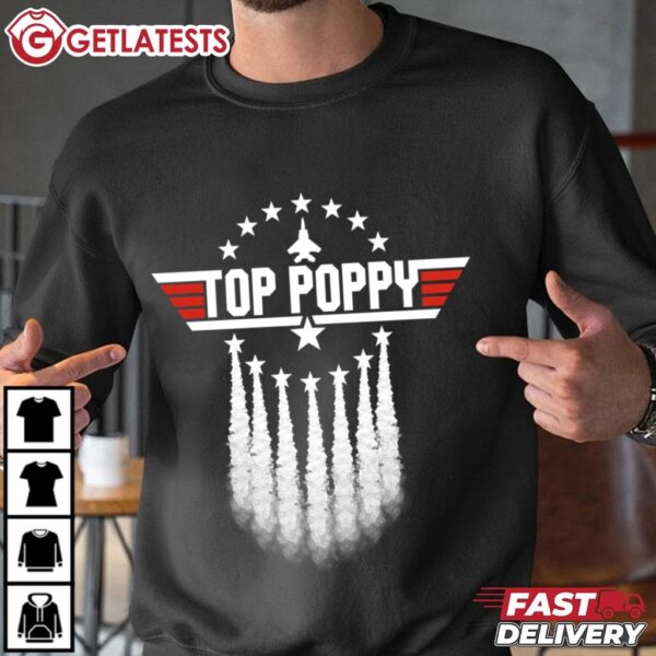 Top Poppy Father's Day Gift for World's Best Father T Shirt (2)