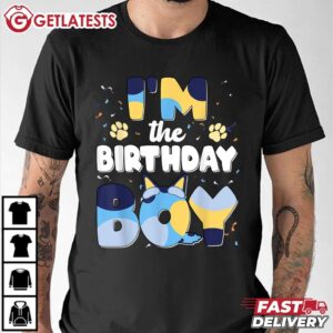 I'm The Birthday Boy Bluey T Shirt (2)