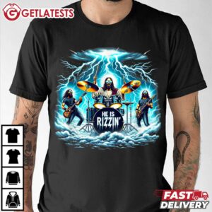 Jesus Has Rizzen He Is Rizzin Christian Jesus T Shirt (2)