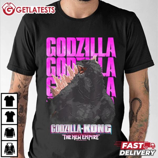Godzilla Team Godzilla x Kong New Empire T Shirt (2)