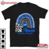 No Excuse For Abuse Child Abuse Prevention Awareness Month T Shirt (1)