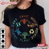 Save Bees Rescue Animals Recycle Plastic Earth Day 2024 T Shirt (4)