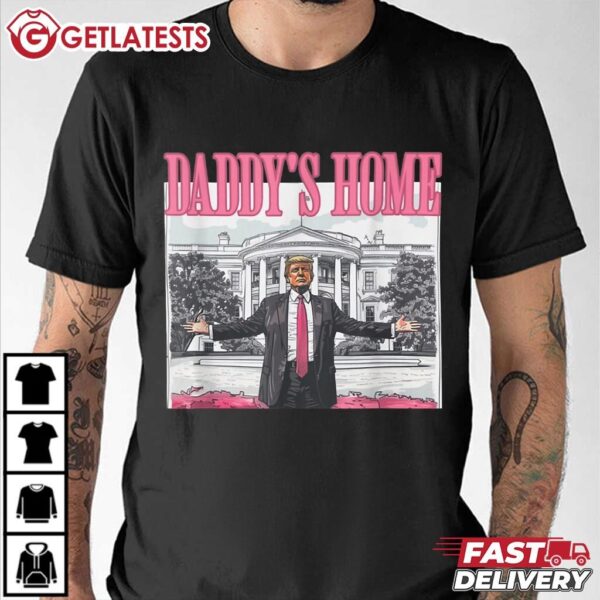 Trump Daddy's Home White House T Shirt (2)