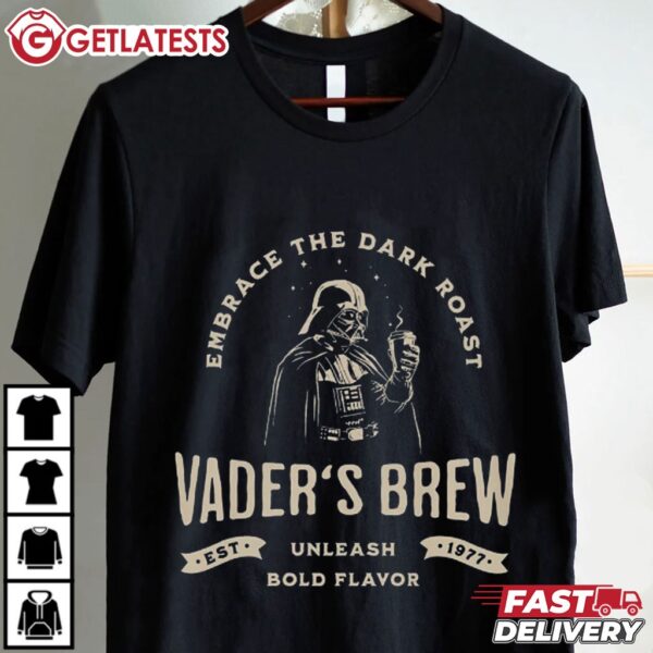 Vader's Brew Unleash Bold Flavor Darth Vader T Shirt (1)