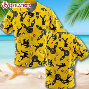 Umbreon Pokemon Summer Hawaiian Shirt