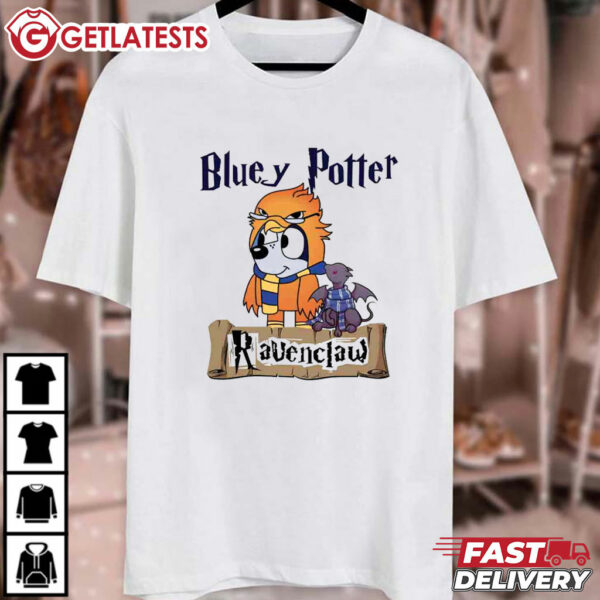 Bluey Harry Potter Ravenclaw Magic Wizards T Shirt