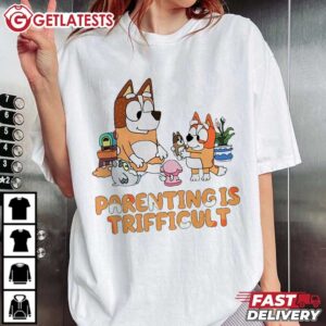 Chilli Parenting is Trifficult BlueY T Shirt (2)