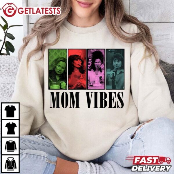 Mom Vibes Roseanne Sitcom Moms 90s T Shirt (3)