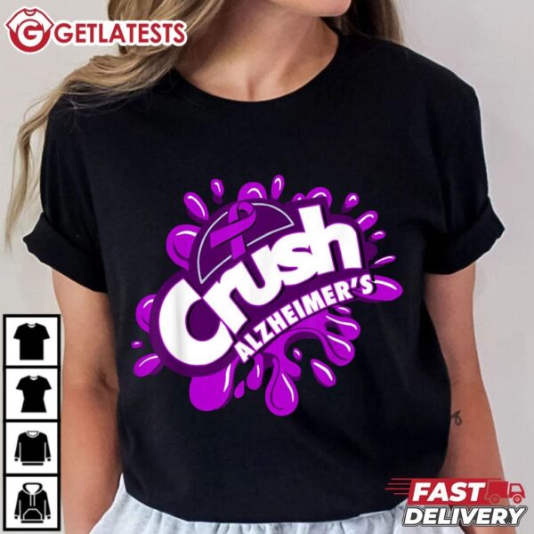 Alzheimer Awareness Crush Alzheimer's T Shirt (3)