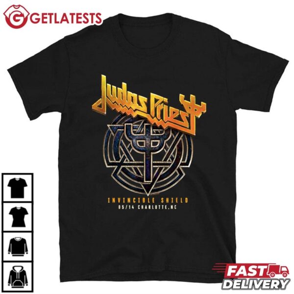 Judas Priest Invincible Shield World Tour 2024 T Shirt (1)