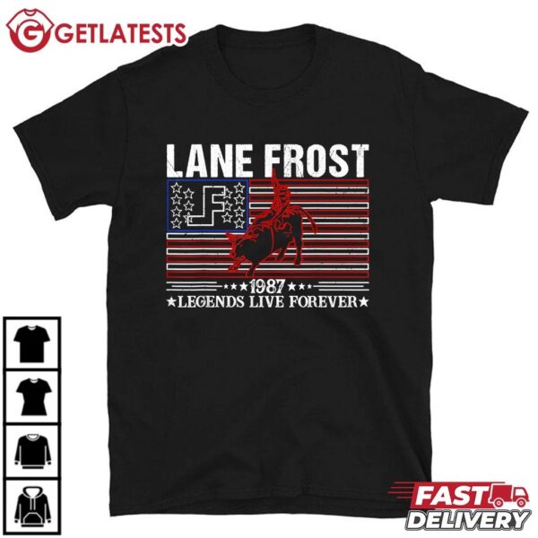 Lane Frost Legends Live Together 1987 T Shirt (1)
