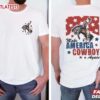 Make America Cowboy Again Western 4th of July T Shirt (2)