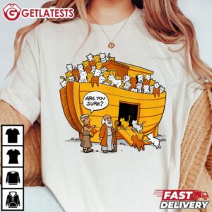 Noah's Ark Cats Breeds Religious Christian T Shirt (4)