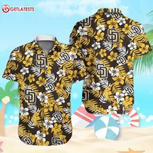 San Diego Padres Hibiscus Pattern Trendy Hawaiian Shirt